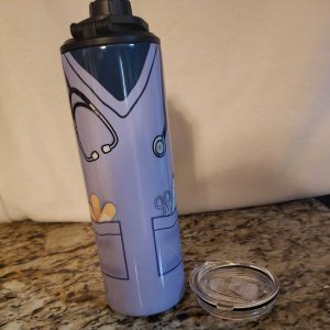 AALNA Custom Nurse Cup Purple